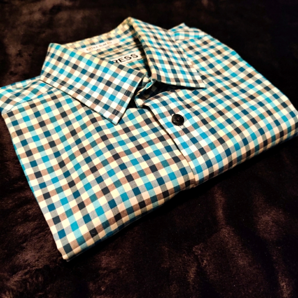 Men's XS Extra Slim Fit Express Button-down Shirt